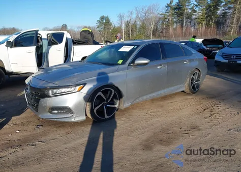 2019 Honda Accord Sport 2.0T из США, поврежденный, VIN 1HGCV2F3XKA016331
